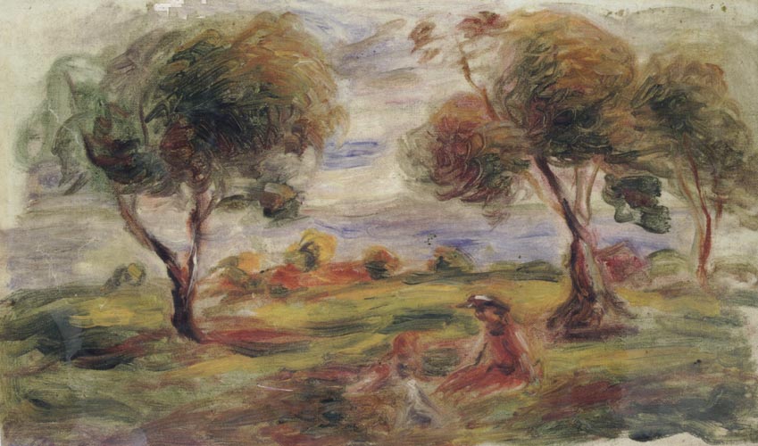 Landscape with Figures at Cagnes